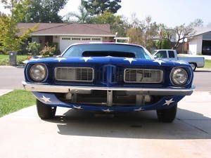 73' cuda patriotic themed street legal full drag