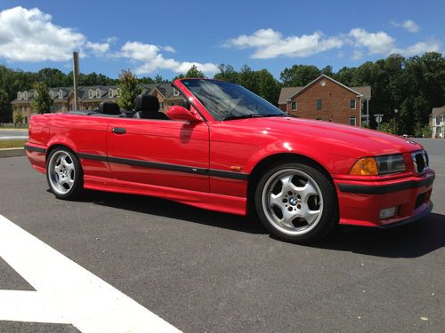 1999 bmw m3 base convertible 2-door 3.2l all original low miles 5 speed