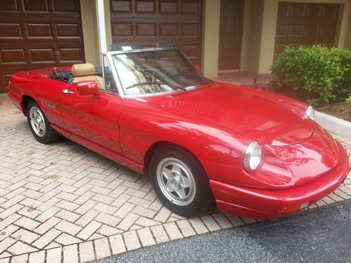 1991 alfa romeo spider  convertible