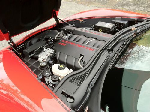 2011 Chevrolet Corvette TORCH RED, TARGA TOP, BORLA ATAK AND FACTORY WARRANTY, image 2