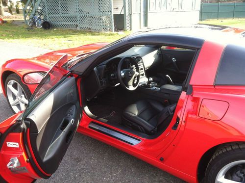 2011 Chevrolet Corvette TORCH RED, TARGA TOP, BORLA ATAK AND FACTORY WARRANTY, image 4