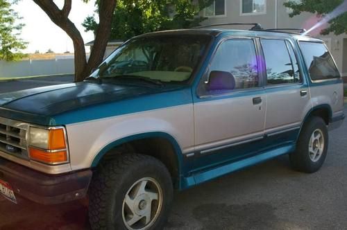 1994 ford explorer xlt 4 door, 4x4, studded snow tires, runs great