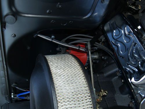 1957 CHEVY CHEVROLET 3100 STEPSIDE 3 SPEED 327cid BLACK / GREY INTERIOR, image 19