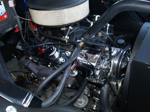 1957 CHEVY CHEVROLET 3100 STEPSIDE 3 SPEED 327cid BLACK / GREY INTERIOR, image 20