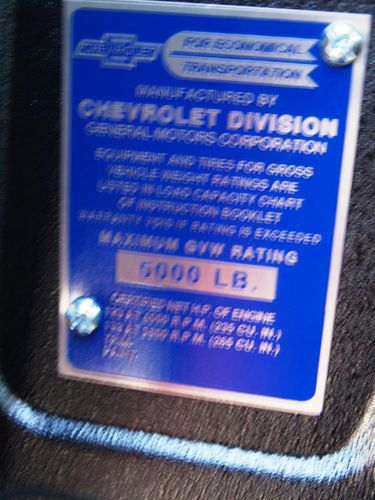 1957 CHEVY CHEVROLET 3100 STEPSIDE 3 SPEED 327cid BLACK / GREY INTERIOR, image 23