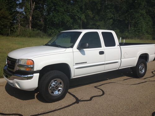 2006 gmc sierra 2500 hd sle ext. cab pickup 4-door 8.1l v8 allison trans 61k!!