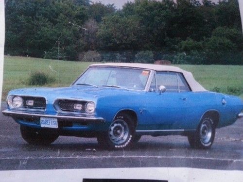 1968 plymouth barracuda convertible