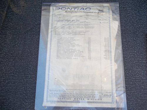 1965 Pontiac Boneville * 2 Dr. Coupe * One Owner * All Factory Documents *, image 8