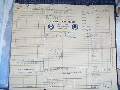 1965 Pontiac Boneville * 2 Dr. Coupe * One Owner * All Factory Documents *, image 22