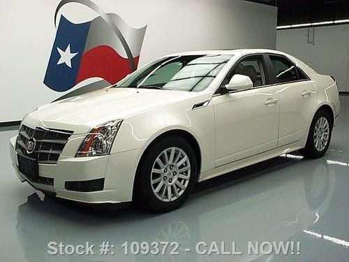 2011 cadillac cts 3.0 sedan pano sunroof leather 29k mi texas direct auto