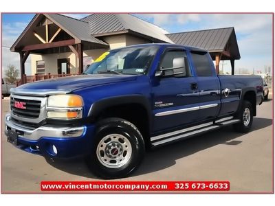 2004 gmc sierra 2500 ext cab diesel automati bmw hitch 4x4 vincent motor company