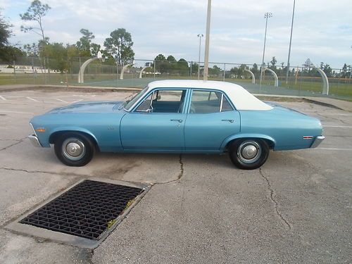 1970 chevrolet nova base sedan 4-door 4.1l