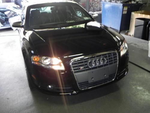 2007 audi s4  black on black / manual 79k miles