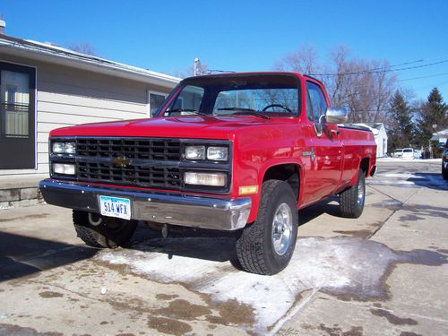 1985 chevrolet k1500 4x4  454 automatic