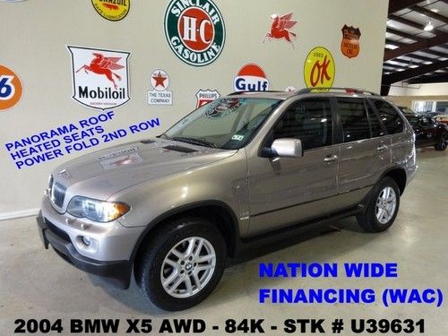 2004 x5 3.0i,awd,panoramic sunroof,heated leather,17in wheels,84k,we finance!!