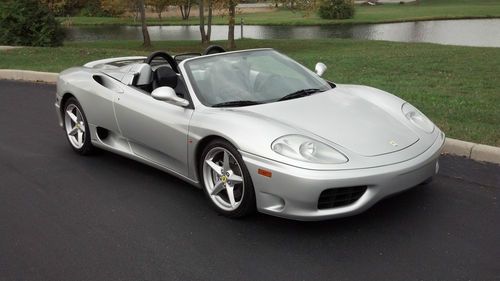 No reserve - you could own a - 2003 ferrari 360 spider f1 today - no reserve !