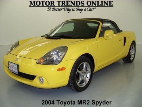 2004 convertible leather alloys cruise 5 speed toyota mr2 spyder 68k houston