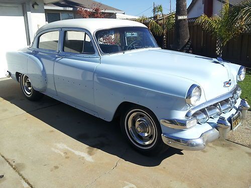 1954 chevrolet bel air base sedan 4-door 3.8l