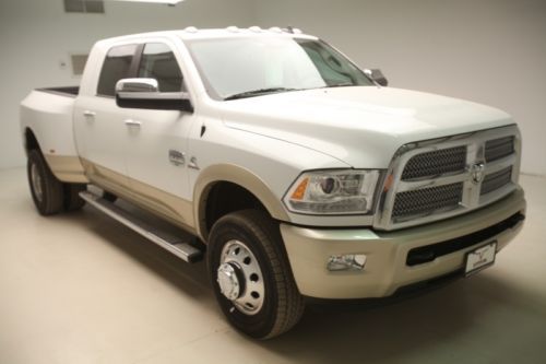 2013 drw laramie longhorn mega 4x4 navigation sunroof leather heat cummin diesel