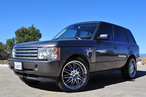 2004 range rover hse