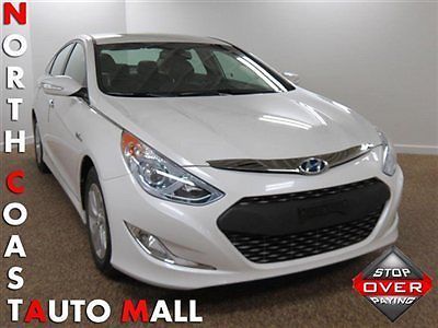 2013(13)sonata hybrid white/gray fact w-ty only 5k heat sts start phone bluelink