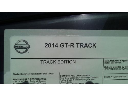 2014 NISSAN GT-R TRACK EDITION 1 OF 150 SUPER RARE!, image 22