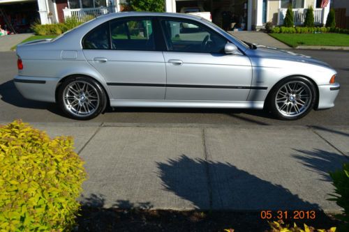 2001 BMW M5 - E39 - SILVER EXTERIOR - BLACK LEATHER INTERIOR, US $25,500.00, image 2