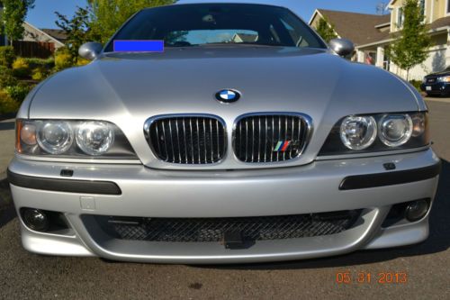 2001 BMW M5 - E39 - SILVER EXTERIOR - BLACK LEATHER INTERIOR, US $25,500.00, image 5