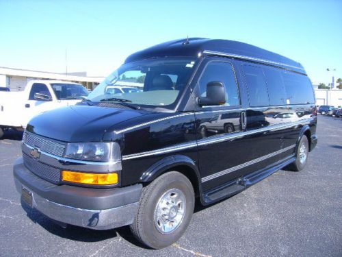 2012 chevy express g2500 9 passenger rocky ridge hightop conversion van