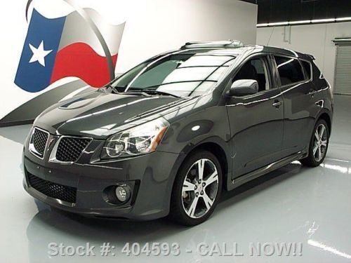 2009 pontiac vibe gt 5 spd sunroof leather 18&#039;s 49k mi texas direct auto