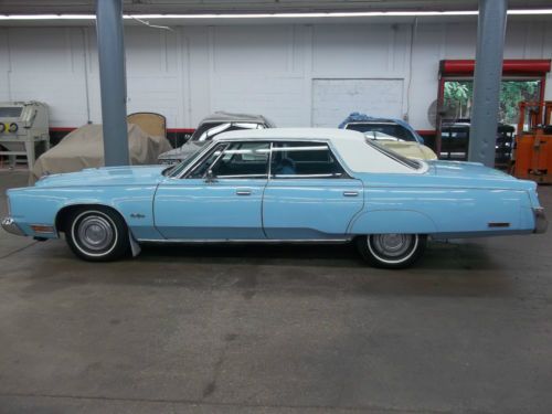 1976 chrysler new yorker brougham hardtop 4-door 7.2l 440 drives great low miles