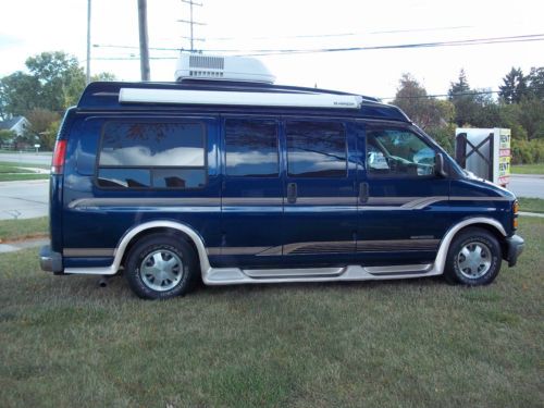 1999 gmc camper van  autoform conversion van custom hi top high top van chevy