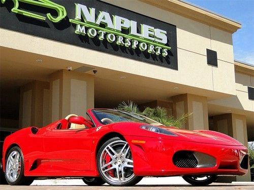 2007 ferrari f430 f1 spider, carbon ceramic brakes, daytona seats, hi msrp