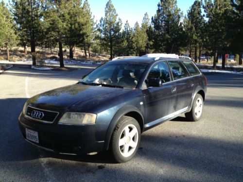 2003 audi allroad 2.7l turbo a6 quattro awd wagon navy bose leather snow tires