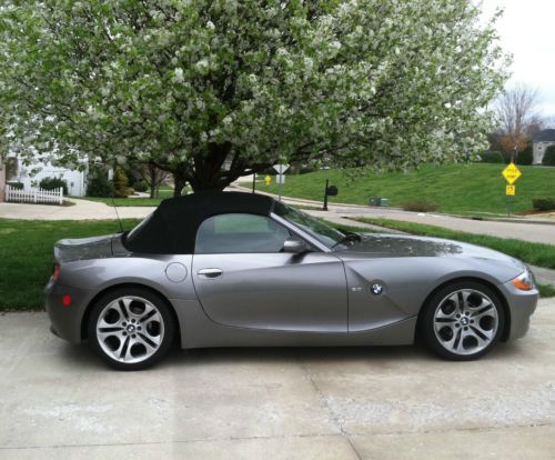 2003 bmw z-4, gunmetal silver, premium wheels...