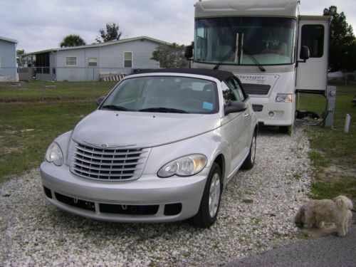 06 pt cruiser convertible set up for rv towing, towbar, brake buddy, etc