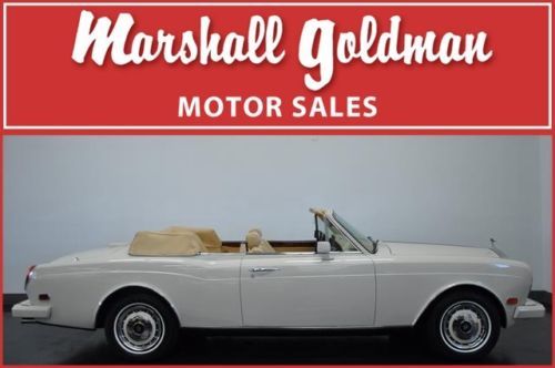 1991 rolls royce corniche iii magnolia/champagne only 10,900 miles