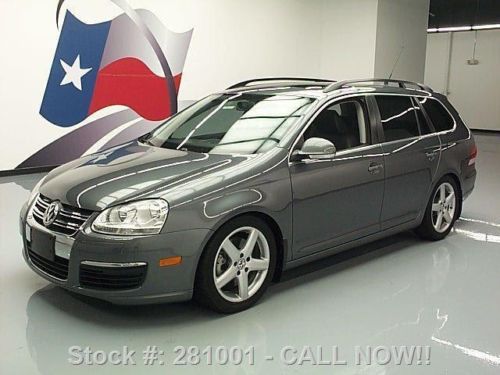 2009 volkswagen jetta sportwagen tdi diesel pano roof! texas direct auto