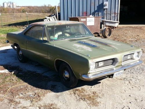 1968 plymouth / barracuda barn find/ one owner