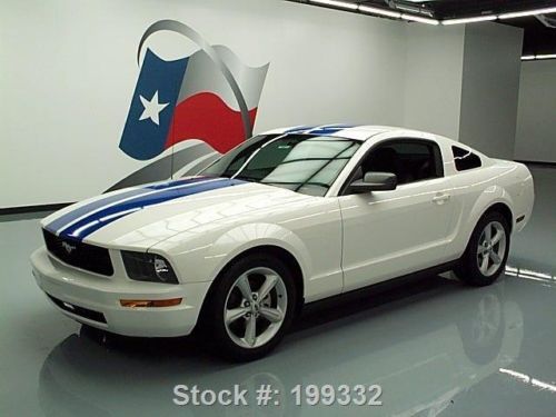 2008 ford mustang v6 premium racing stripes 18&#039;s 58k mi texas direct auto