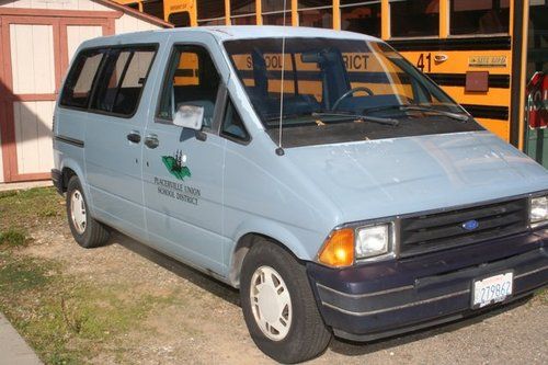 Ford van  1990 ford aerostar 8 passenger van 6 cyl automatic