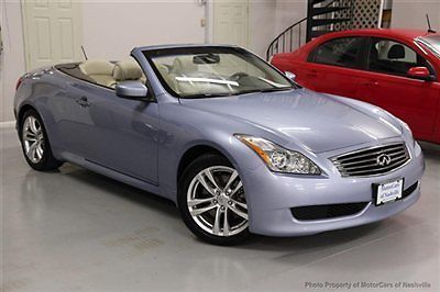 7-days *no reserve* &#039;10 g37 hard top nav bose xenon tv/dvd warranty carfax