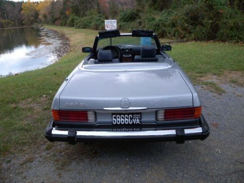 1984 Mercedes 380 SL, Convertible, Silver, Classic, Rare, Roadster, Two door, image 5