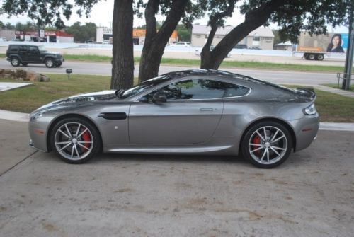 2014 aston martin vantage coupe-tungsten silver-6-speed manual