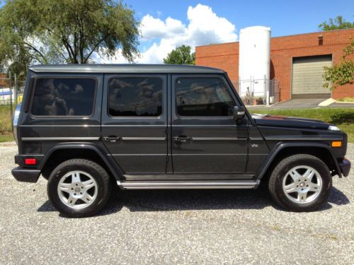 2004 mercedes-benz g500 base sport utility 4-door 5.0l tectite gray metalic rare
