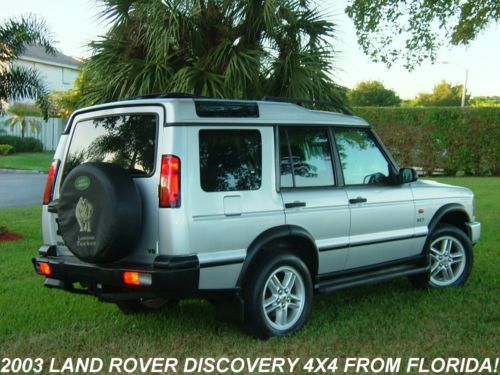 2003 land rover discovery 4x4 from florida! low miles, garage kept, no rust!