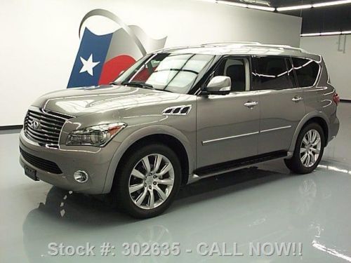 2011 infiniti qx56 4x4 theater sunroof nav dvd 22&#039;s 15k texas direct auto