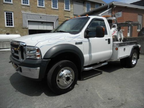 2007 ford f450 xlt 4x4 diesel self loader repo wrecker fully loaded,very clean!!