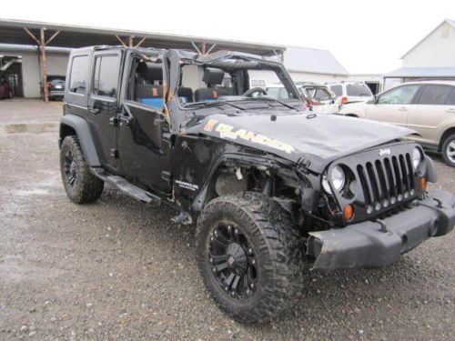 2010 Wrangler Wrecked Rebuildable Damaged Rollover Salvage Title Repairable, image 6