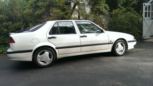 1994 saab 9000 aero, cirrus white